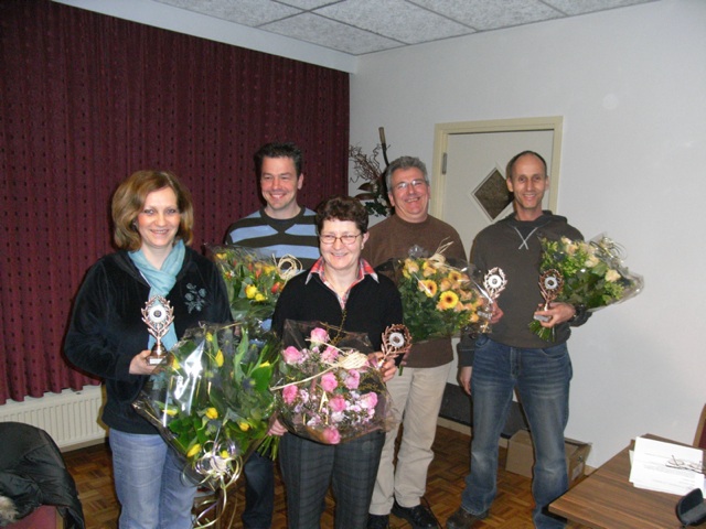 Jubilarissen 12,5 jaar 2008
