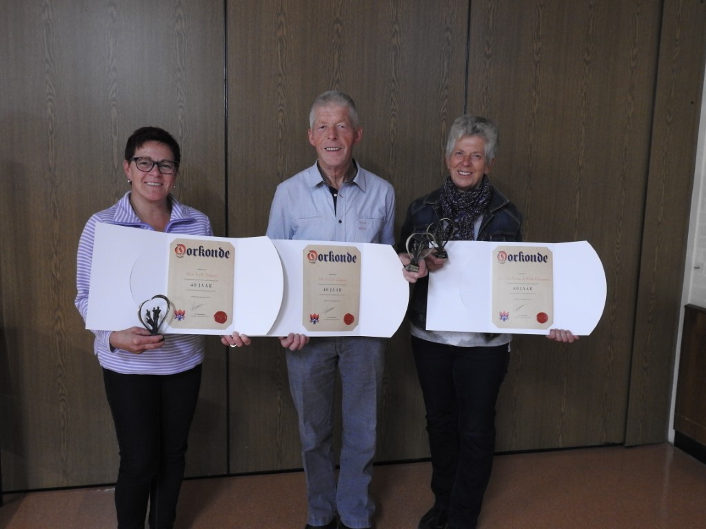 3 keer 40 jaar jubileum